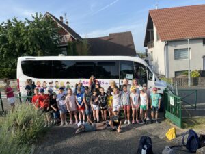 Les élèves de la classe de CM1/CM2 au château du Lichtenberg