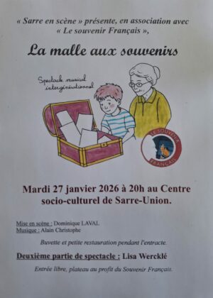 SPECTACLE  MUSICAL : MARDI 27 JANVIER 2026