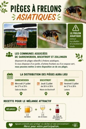 Permanence Pièges à Frelons asiatiques